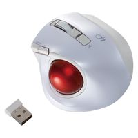 ナカバヤシ 小型無線静音5ボタントラックボールホワイト MUS-TRLF132W 1個（直送品）
