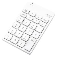 ナカバヤシ 無線静音テンキー／ホワイト TNK-SR227W 1個（直送品）