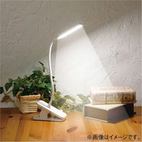 ナカバヤシ ＬＥＤデスクライトクリップタイプホワイト UA-LED010W 1個