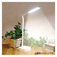 ナカバヤシ LEDデスクライトminiタイプホワイト UA-LED011W 1個（直送品）