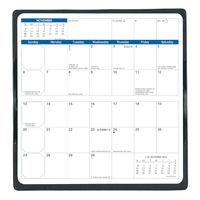 ２０２３年度４月始まりダイアリー クオバディス ビソプラン４　アンパラ 見開き１ヶ月ブロック ブルー 1冊（直送品）