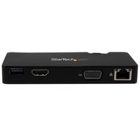 ドッキングステーション USB-A接続 HDMI VGA LANポート搭載 ケーブル収納 USB3SMDOCKHV 1個