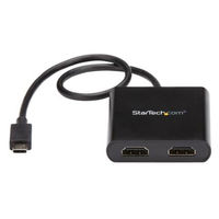 USB Type C - HDMI変換アダプター 2画面出力 4K MSTCDP122HD 1個 Startech.com