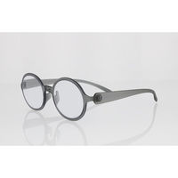 ダイヤモンド バイエヌ ラウンド型 老眼鏡 +1.00 シャイニーグレー 8033619 1個（直送品）