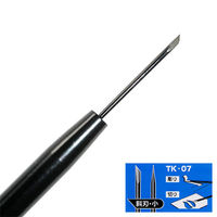 アイガー TK-07 精密マイクロナイフ 斜目刃小　1本 アイガーツール（直送品）