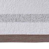 林 フェイスタオル 日本製(今治) やわらか ボーダー ブラウン(茶) FI207026 1セット(同色2枚入)