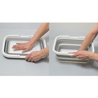 ファイン たためる洗い桶 8.5L FIN-706 1個