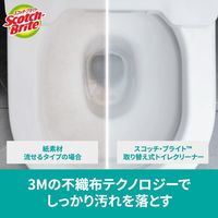 スリーエム(3M) スコッチブライト 取り替え式トイレクリーナー(重曹プラス) T-557-6RF GC (取り替え用スポンジ6個入)