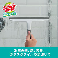 スリーエム(3M) スコッチブライト バスシャイン 水切りスキージー お風呂掃除 浴槽の壁 床 天井の水切り B-SQP (1個入)