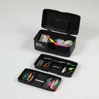 ベストコ ツールボックス 中皿式 ガレージ DIY アウトドア 工具箱 パーツ ブラック MA-4026 Boite 4988562002600 1個