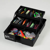 ベストコ ツールボックス 仕切式 ガレージ DIY アウトドア 工具箱 パーツ ブラック MA-4029 Boite 4988562002631 1個