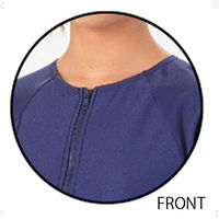 FOOTMARK（フットマーク） 半袖セパレート レディース 上着のみ L ブルー 101536 1枚（直送品）