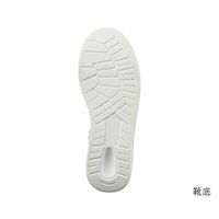 アズワン アズピュアクリーンブーツ ファスナー付き・ショートタイプ 22.0cm 洗浄済 TCB-SN22 センジョウズミ 1足（直送品）