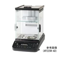 島津製作所 分析天びん 可動式風防内部プレート搭載 ひょう量220g AP225W-AD 1台 65-1712-53（直送品）