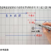 馬印 レーザー罫引工程表ホワイトボード 1ヶ月工程表・15段 脚付タイプ MH36TD115 1個 4-4551-05（直送品）