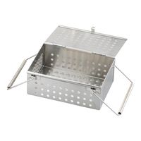 アズワン ステンレスパンチングカゴ 260×100×65mm SPK-2 1個 4-4570-02（直送品）