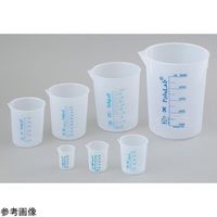 アズワン プラスチックビーカー(青目盛付き・PP製)2000mL 11156 1個 4-4473-06（直送品）