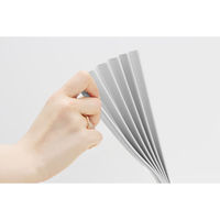 日本ロックサービス ドア用すきま伸縮カバー ゆびSTOP ホワイト ie-054【440mm】 0525-00719 1セット(2本入)（直送品）