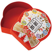 ヘッズ 七色だるま福箱-L(4個) DFK-HBL 1セット(3パック×4個)（直送品）