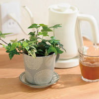 ヘッズ ハンドメイドプリントフラワーポット-14(2個) HNP-FPO14 1セット(4パック×2個)（直送品）