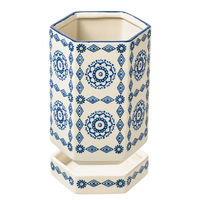 ヘッズ ハンドメイドプリントフラワーポット-20(1個) HNP-FPO20 1セット(4パック×1個)（直送品）