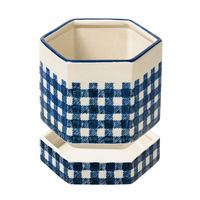 ヘッズ ハンドメイドプリントフラワーポット-18(2個) HNP-FPO18 1セット(4パック×2個)（直送品）