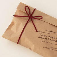 ヘッズ スウェードリボン-1/レッド(1巻) SUD-R1 1セット(10パック×1巻)（直送品）