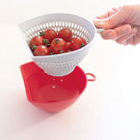 チリトリザルボウル M　レッド MZ-3519 1個 曙産業（直送品）