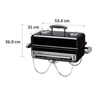 Weber 121908 ゴーエニウェア チャコールグリル 00234270　1セット（直送品）