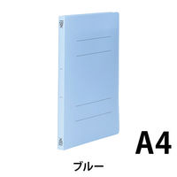 クラウングループ PPフラットファイルA4S ブルー CR-FPA4S-BL 1冊
