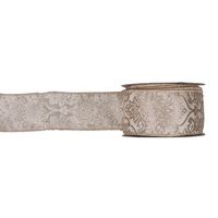 ホワイエ WR DAMASK JACQ IVORY 6.3cm 9600009 1個（直送品）