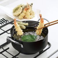 高儀 TAKAGI 両手天ぷら鍋アミ付き 20cmガス火専用 4907052852099 1個（直送品）