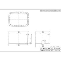前澤化成工業 量水器ボックス 調整枠 MBSー20HX200A MBS-0020HX0200A 1個（直送品）