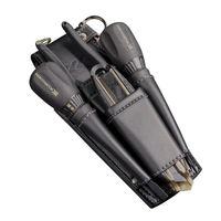 ドライバーペンチホルダー２段（黒金） AH-72BG 1個 フジ矢（直送品）