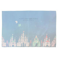 クツワ Ratta ラッタ 給食ナフキン お城 ライトブルー ST516LB 1セット(5個)（直送品）