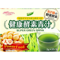 HIKARI 大豆イソフラボンの入った健康酵素青汁 植物性乳酸菌入 82種の野菜酵素 3g×25包 4560256052216 1箱×5セット（直送品）