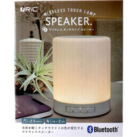 エール RiC ワイヤレスタッチランプスピーカー BS0001 ホワイト 1個入×2セット（直送品）