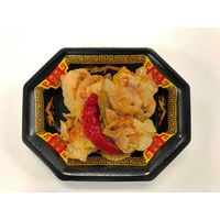 惣菜容器　V-616-27 飛龍黒　500枚(50枚×10) 0210616278170　シーピー化成（直送品）