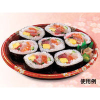 寿司容器　SF丸浅桶15 京うたげ本体　600枚(10枚×60) 0271515001695　シーピー化成（直送品）