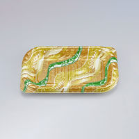 オードブル容器　BFNプレスク1 デコールG本体　600枚(50枚×12) 0281101009605　シーピー化成（直送品）