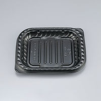 オードブル容器　BFNプレスク3 黒本体　600枚(50枚×12) 0281103000525　シーピー化成（直送品）