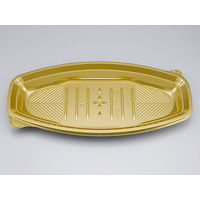 オードブル容器　NUプレ小判41-20ロイヤルG 本体　150枚(10枚×15) 0623412006895　シーピー化成（直送品）