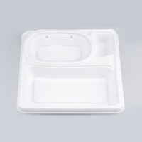 弁当容器　CBFNランチ13 ホワイト本体　400枚(50枚×8) 0A10313000075　シーピー化成（直送品）