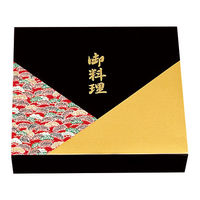 仕出弁当 70-70若松ワンピース・中仕切70-70黒セット 300枚(50枚×6) BSBP-01301（直送品）