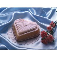 タイガークラウン ケーキ型 エレガンスハート型 13cm スチール製 スズメッキ 223687 1個（直送品）