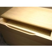 留河 米びつ 桐製 5kg 無地 264420 1個（直送品）