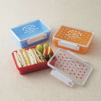 竹中 お弁当箱 長角弁当箱 1段 タイトランチ クコ 500ml レッド 274371 1個（直送品）