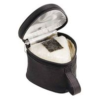 トルネ 保冷おにぎりケース おにぎり2個用 保冷ランチバッグ シンプル ブラック 281877 1個（直送品）