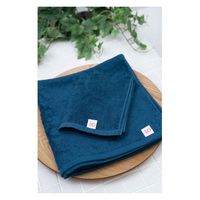 旭紡績 バスタオル 泉州 60×130cm いとやのタオル ペルーコットン 日本製 藍 327630 1個（直送品）