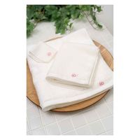 旭紡績 フェイスタオル 泉州 34×80cm いとやのタオル オーガニックコットン 日本製 乳白 327644 1個（直送品）